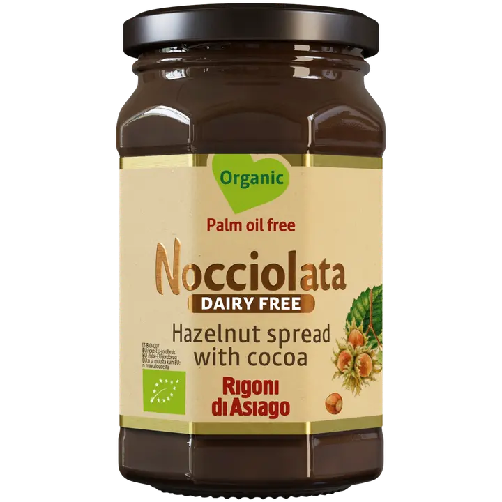 Rigoni di Asiago Nocciolata Luomu Maidoton hasselpähkinälevite 250g
