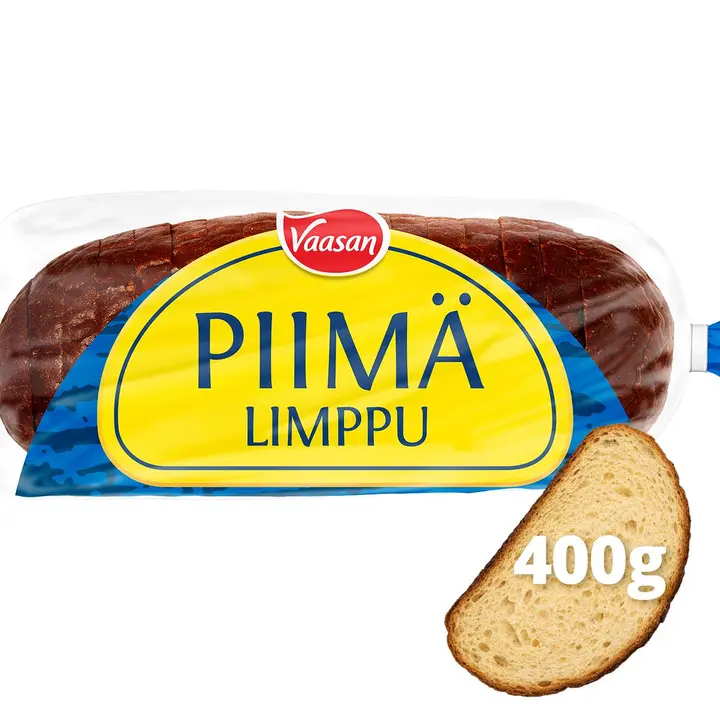 Vaasan Piimälimppu 400 g maustettu viipalesekaleipä
