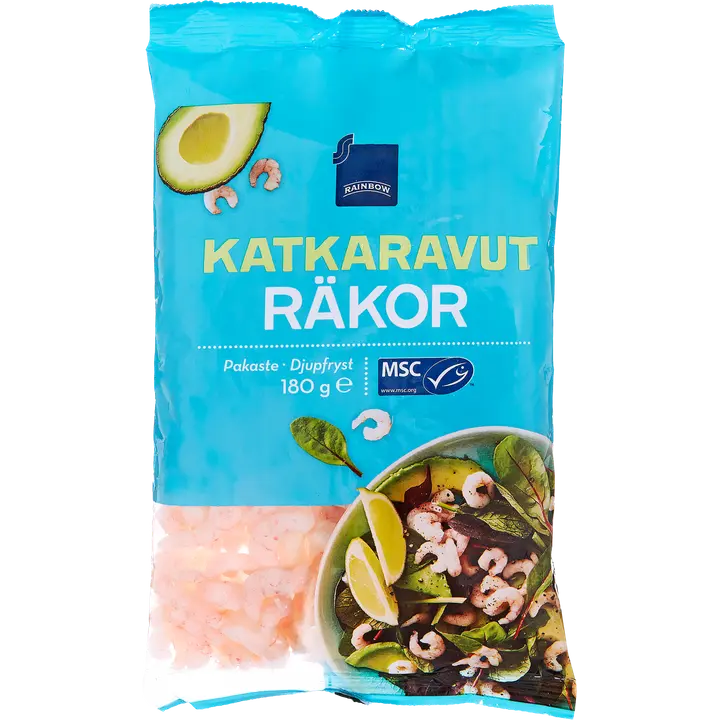 Rainbow katkaravut MSC 180 g pakaste