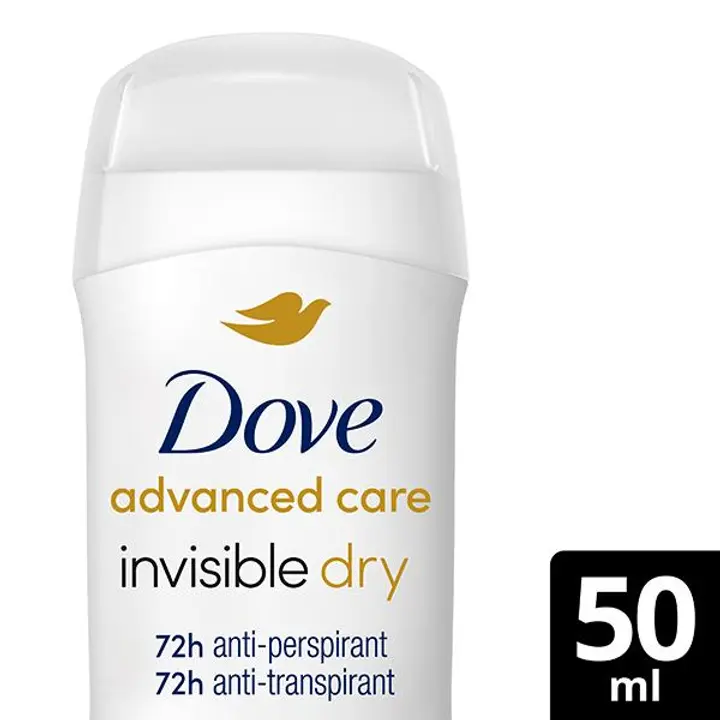 Pulkdeodorant Dove 72h Invisible Dry 50ml