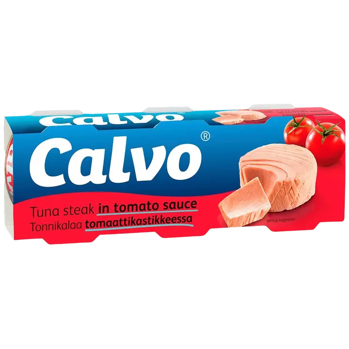 Calvo tonnikala tomaattikastikeessa 3x80/52g