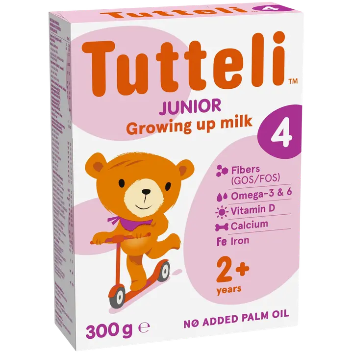 Tutteli 4 Junior piimajook alates 2 aasta vanusest, 300g