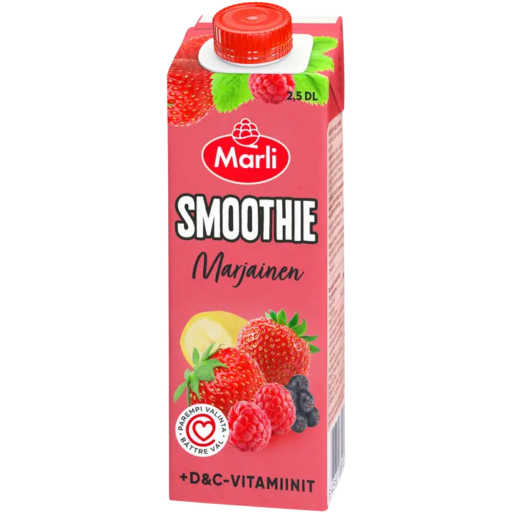 Marli Smoothie marjainen + D&C -vitamiinit 2,5 dl