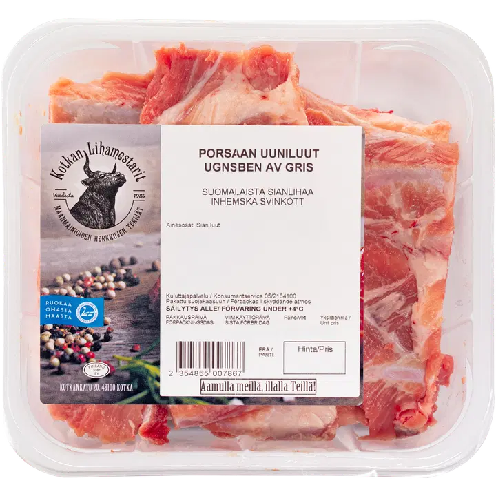 Kotkan lihamestarit porsaan uuniluut n. 700 g