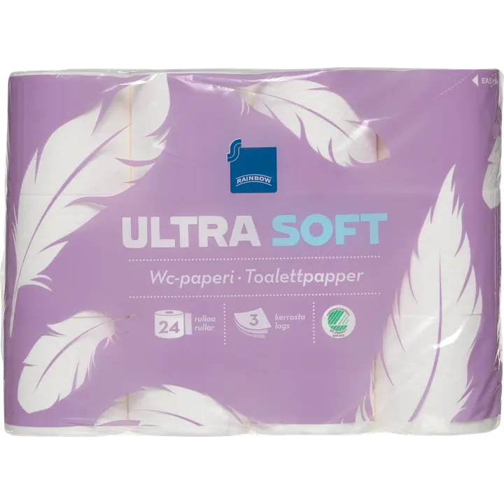 Rainbow Ultra Soft tualettpaber 24 rulli