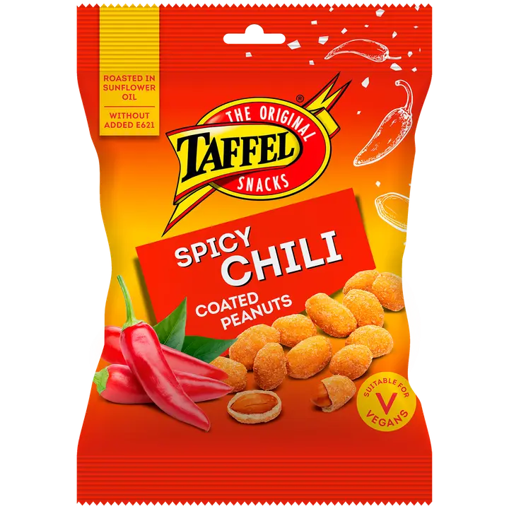 Taffel tšillimaitselised röstitud maapähklid, 140g