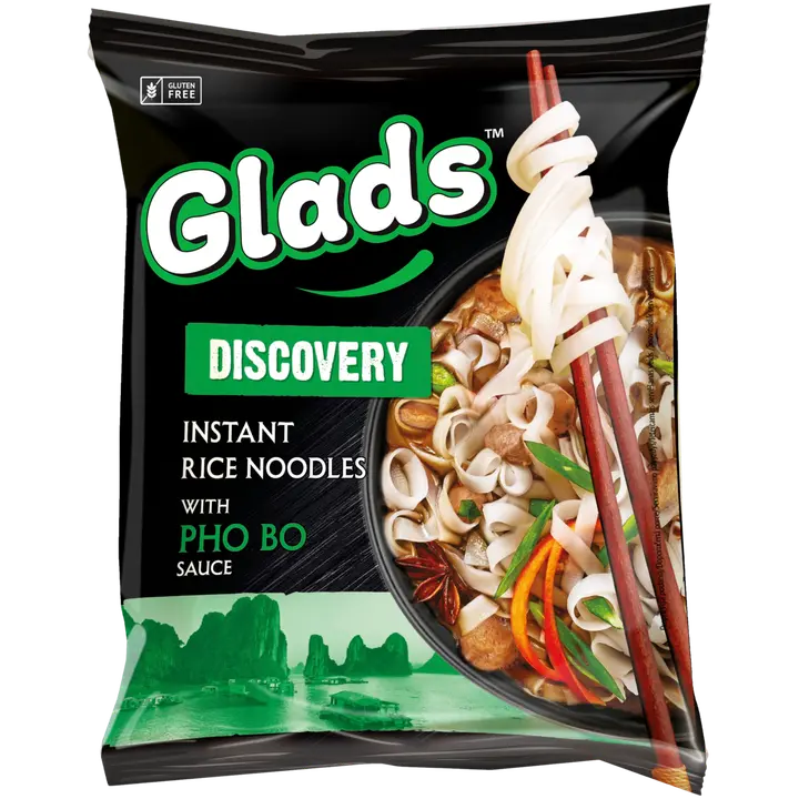 Glads Discovery Riisinuudeli Pho Bo kastikkeella 65 g