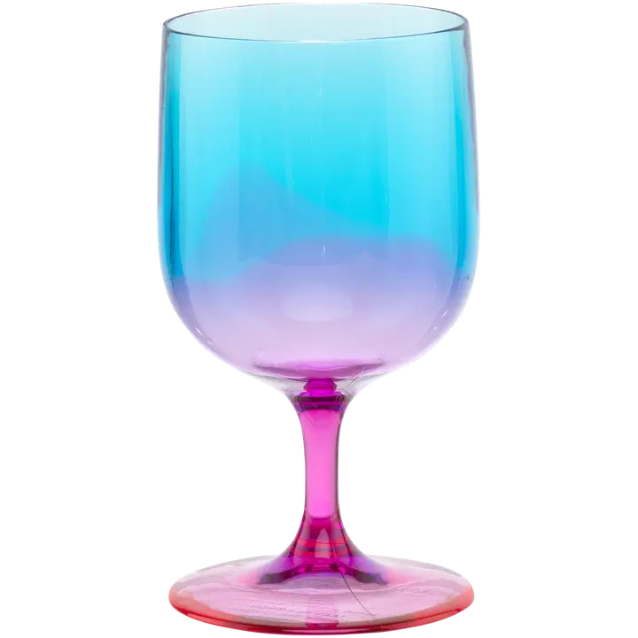 Veiniklaas House Dina 3,5 dl sinine-roosa