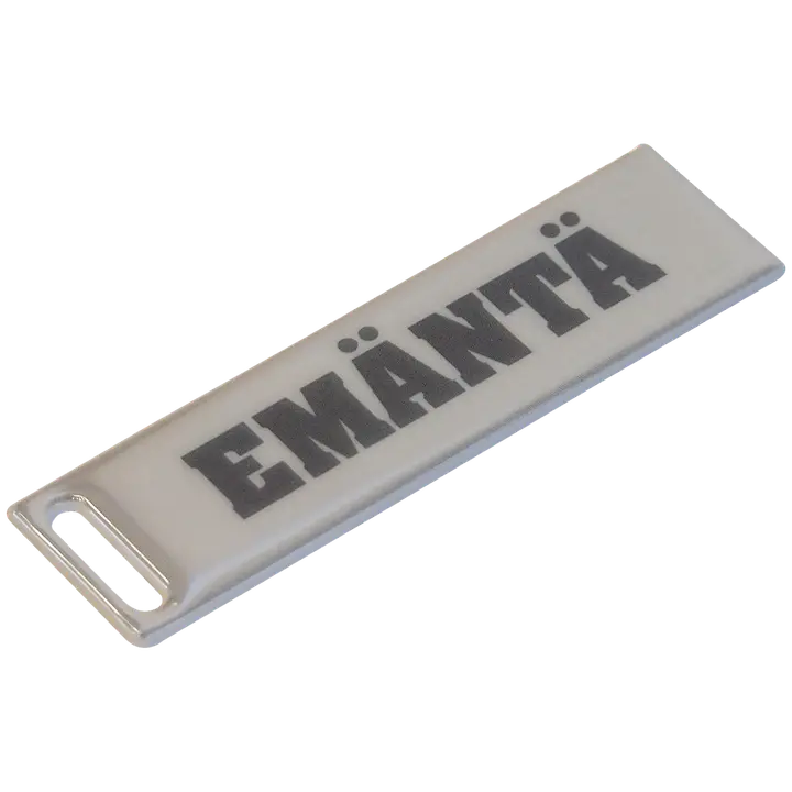 Kotimainen pehmoheijastin Emäntä, palloketjulla.