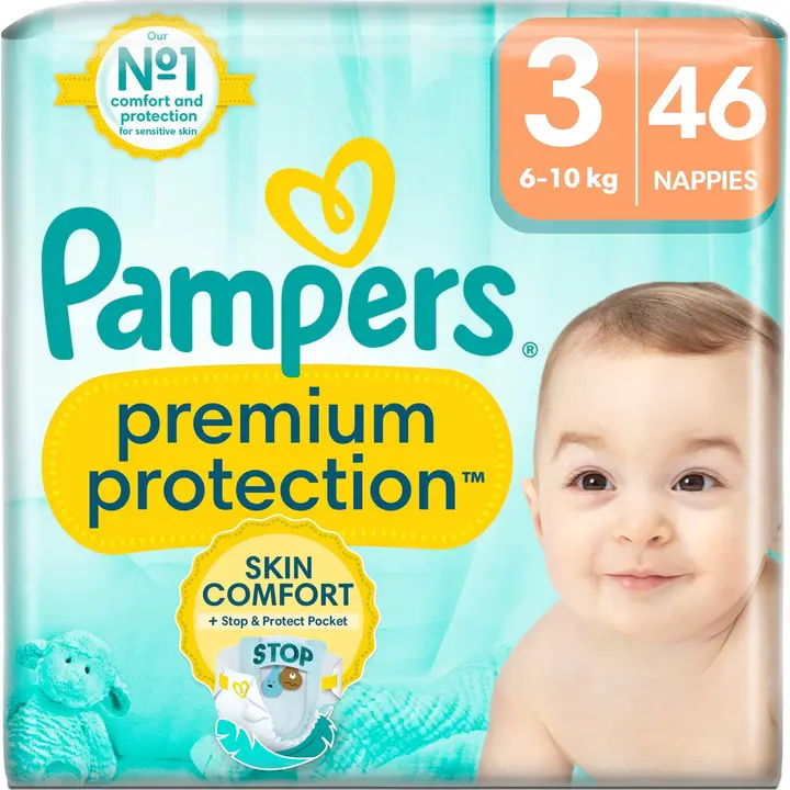 Pampers Premium Protection S3 6-10kg 46kpl vaippa