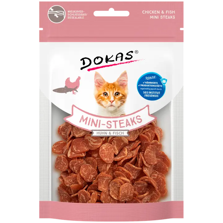 Dokas Kissan minipihvit kana-kala 25g
