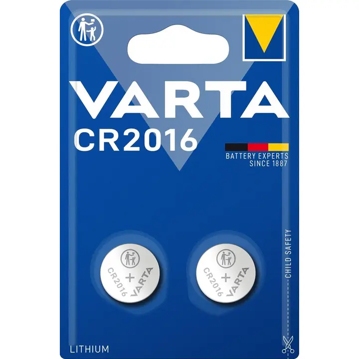Varta patareid CR2016, 2 tk