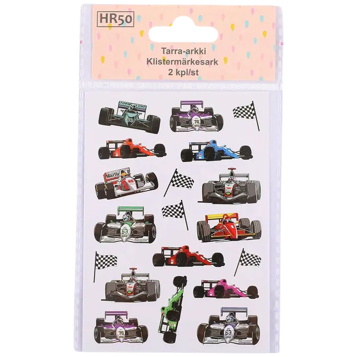 Tarra-arkki Formula-auto HR50 2 arkkia