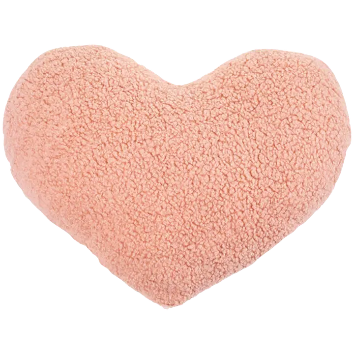 Südamekujuline padi 44x36 cm heleroosa