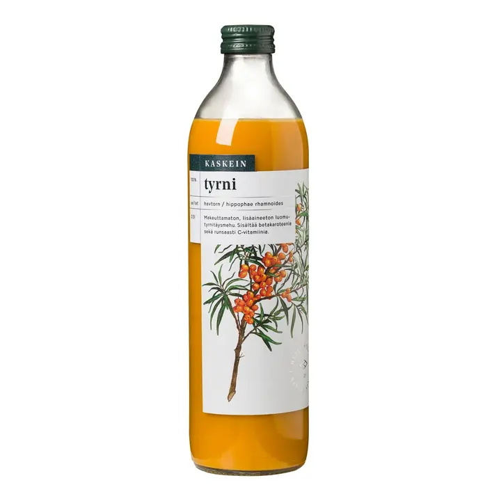 Kaskein Marja Luomu tyrnitäysmehu 0,5l lisäaineeton