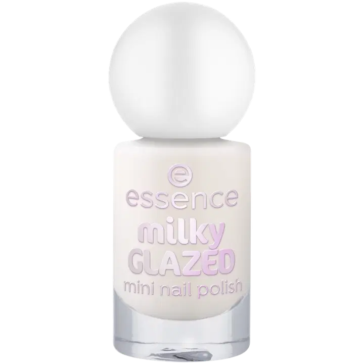 essence milky GLAZED mini nail polish 21 5 ml