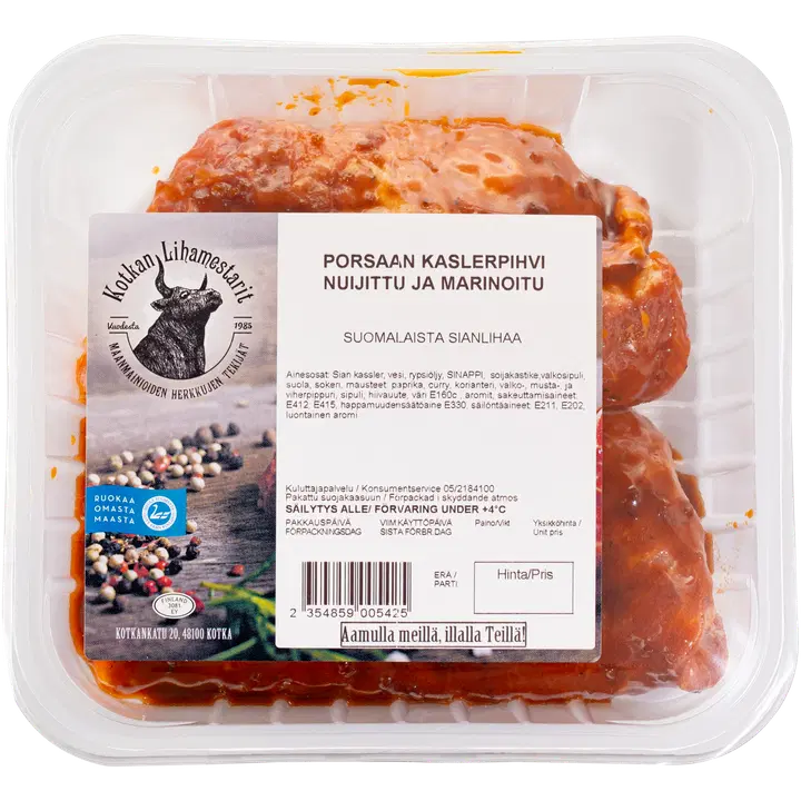 Kotkan lihamestarit porsaan kaslerpihvi yrttimarinoitu n. 450 g
