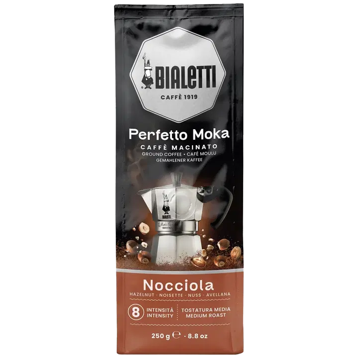 Bialetti espressokahvi Perfetto moka hasselpähkinä 250 g