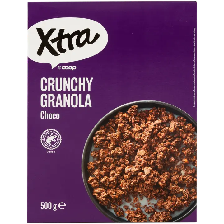 Xtra chrunchy granola choco 500 g