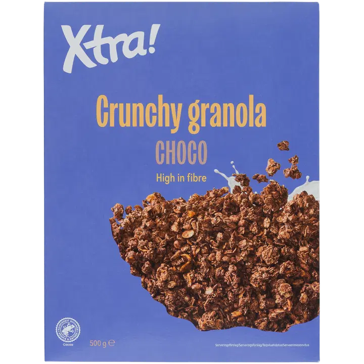 Xtra chrunchy granola choco 500 g