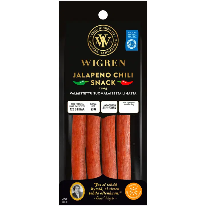 Wigren Jalapeno Chili Snack 100g