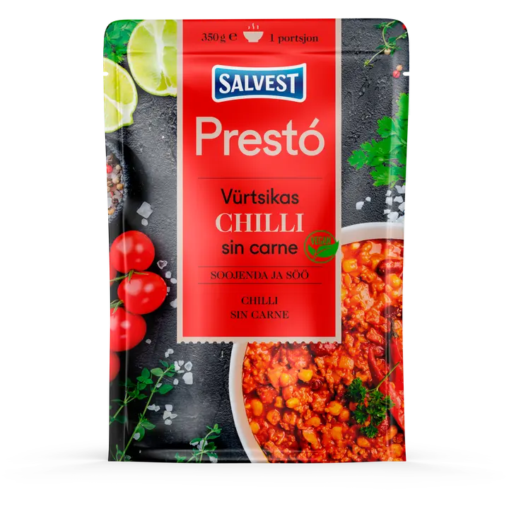 Presto chilli sin carne 350 g, vegan, gluteenivaba