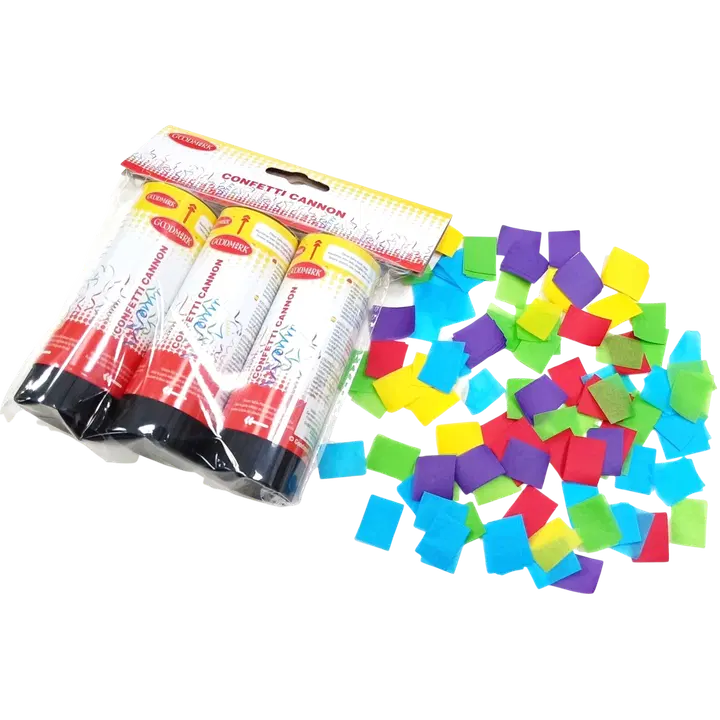 Konfettisade 11 cm 3 kpl/pkt