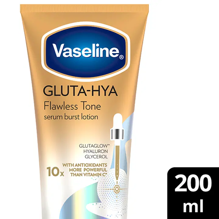 Vaseline Gluta-Hya Flawless Glow Serum Burst Lotion 200 ml