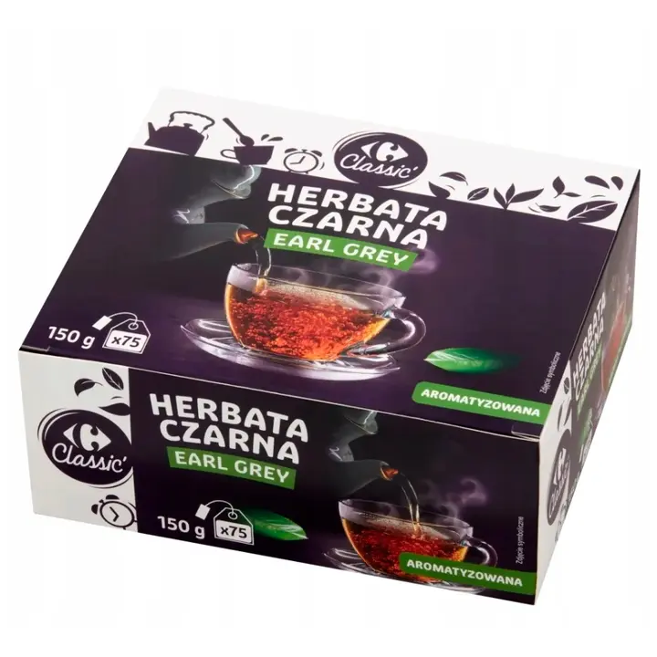 Carrefour Earl Grey tee 75x2g