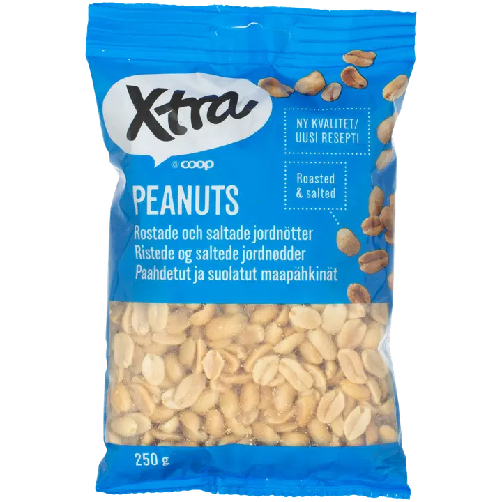 Xtra suolapähkinät 250 g