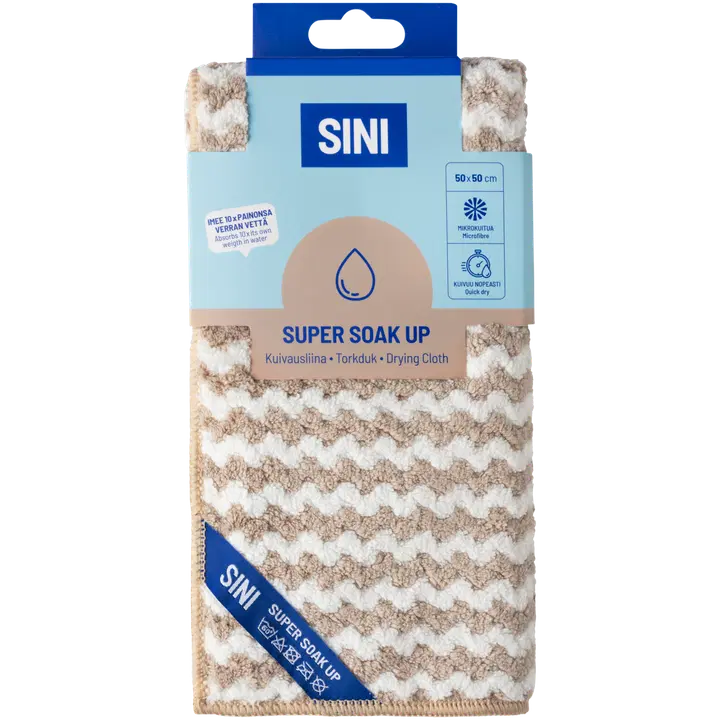 Sini Super soak up kuivausliina, 50x50 cm