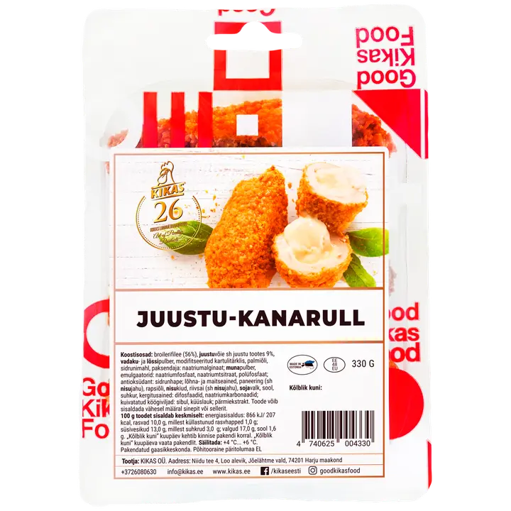 Kikas Juustu-Kanarull 330 G