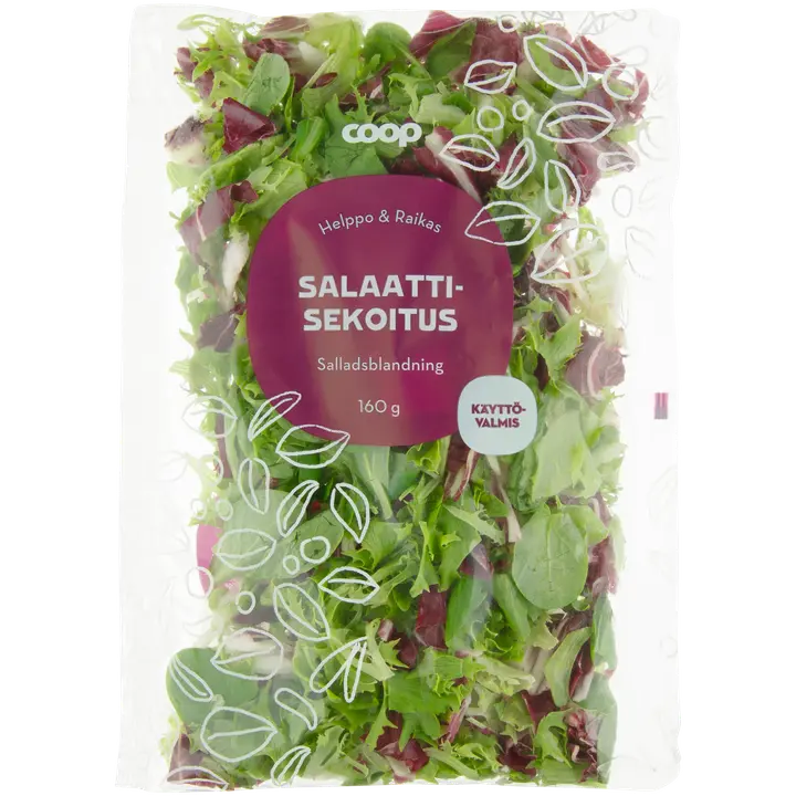 Coop Punainen salaattisekoitus 160 g