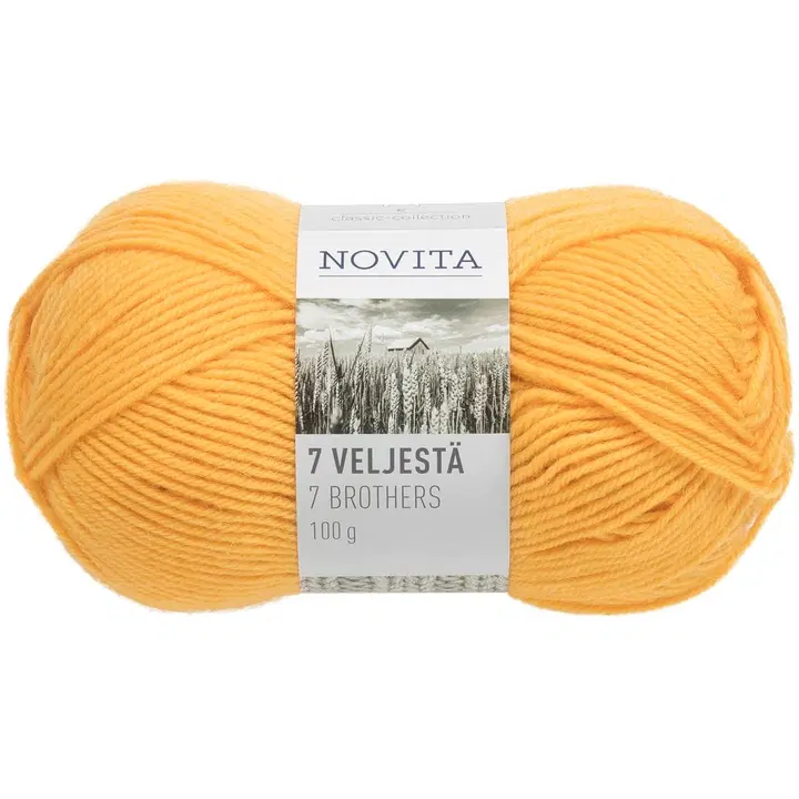 Novita 7 veljestä 100g auringonkukka 268