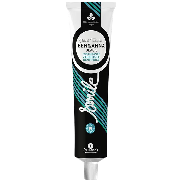 Ben & Anna Toothpaste Hammastahna Alumiinituubissa Black 75ml