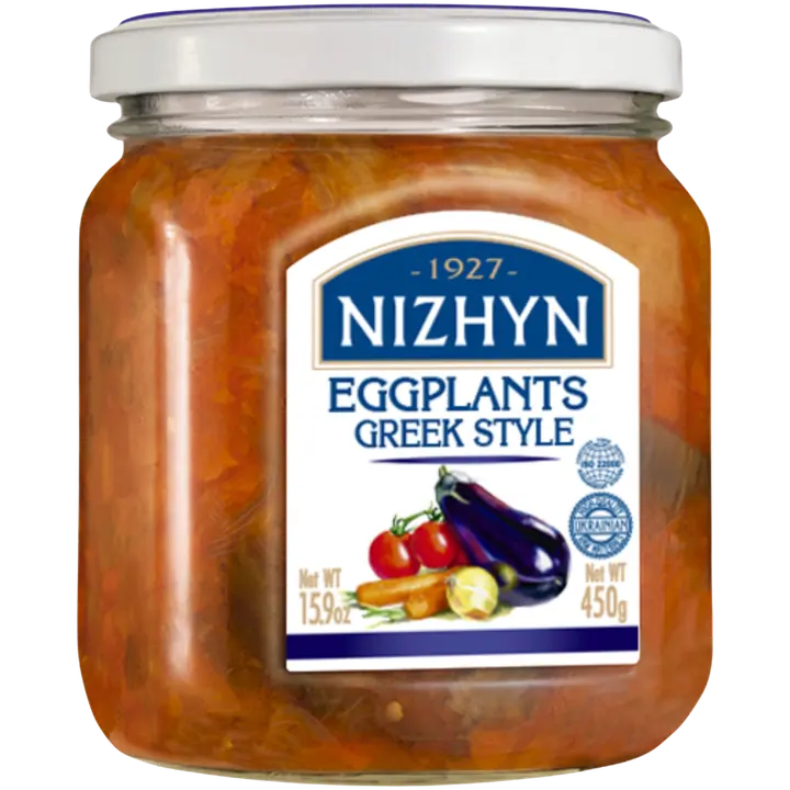 Nezhin baklažaanid nezhin kreeka stiilis 450 g