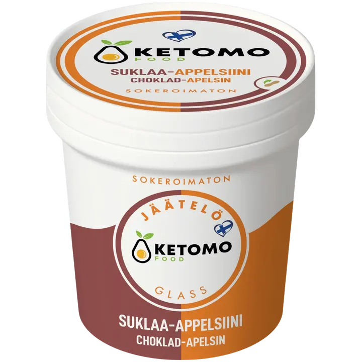 Ketomo Food Suklaa-appelsiinijäätelö 125ml