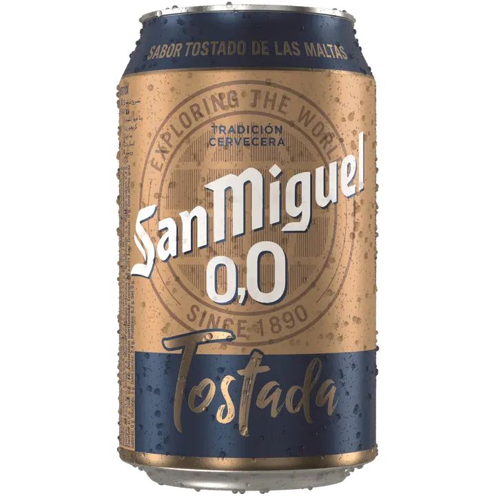 San Miguel 0,0% Tostada Alkoholiton Olut 33cl tlk