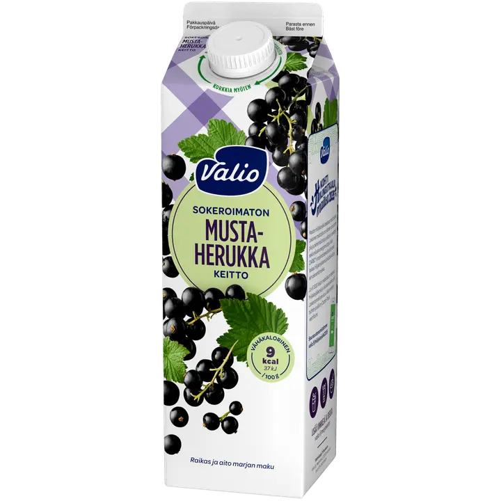Valio mustaherukkakeitto 1 kg sokeroimaton