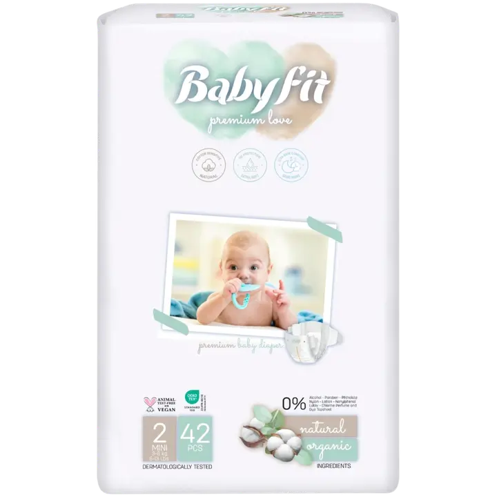 BABYFIT 42tk mini teipmähkmed lastele nr 2