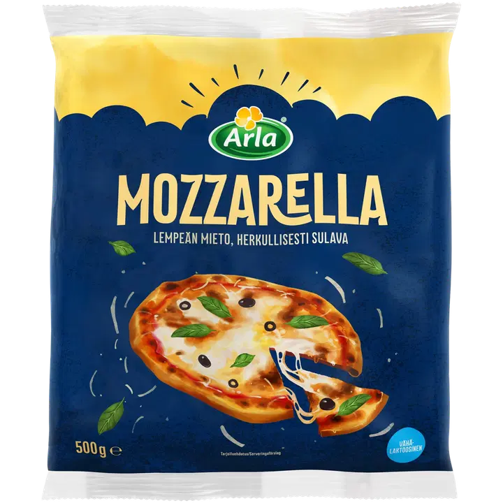 Arla Muhkea 500 g Mozzarella riven ost