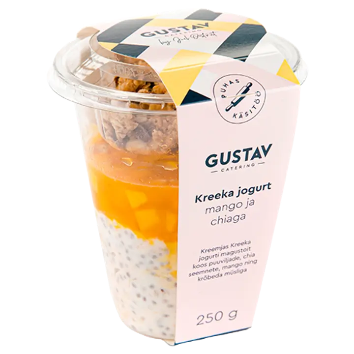 Gustav Catering Kreeka Jogurt Mango Ja Chiaga 250 G