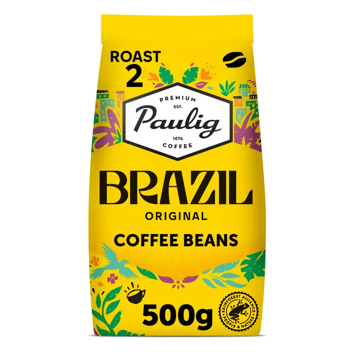 Paulig Brazil Original kahvi kahvipapu 500g