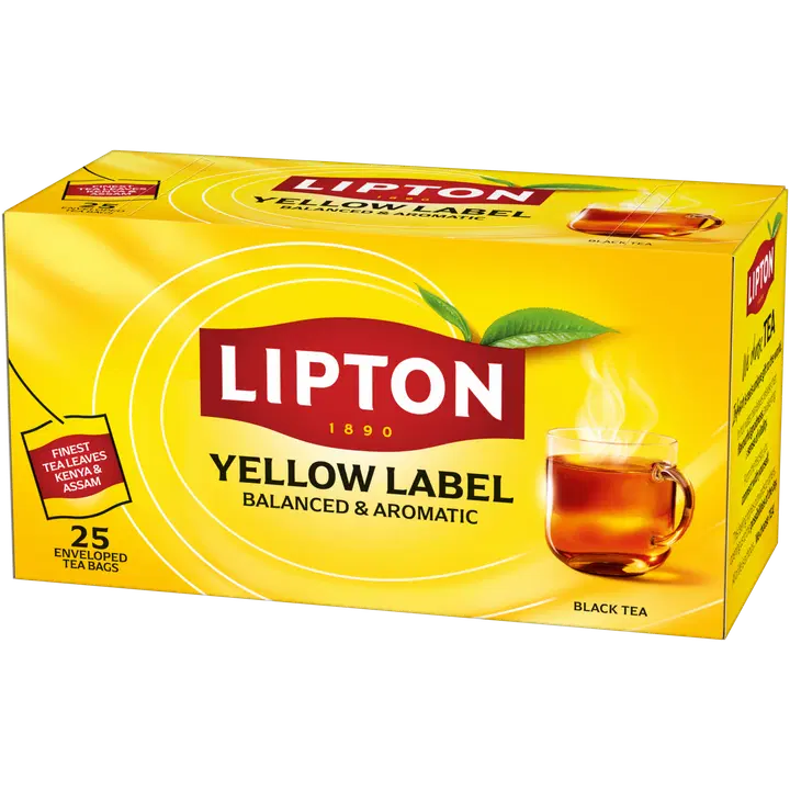 Lipton 25ps Yellow Label musta tee