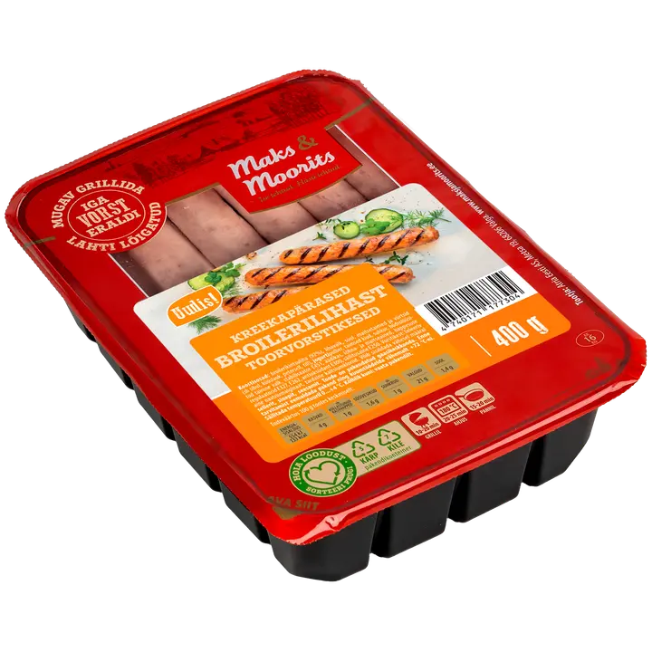 Ma&orits Kreekapärased Broilerilihast Toorvorstik