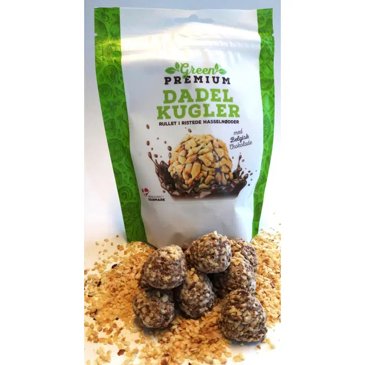 Taatelipallot Hasselpähkinä-maitosuklaa 100g