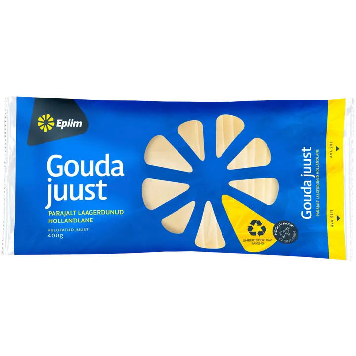 Gouda juust viilutatud 400g