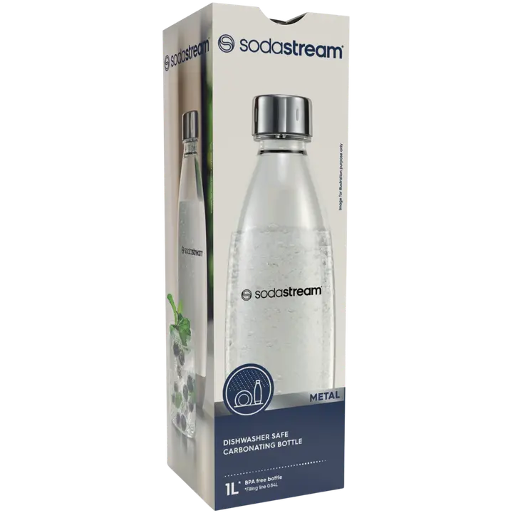 Mulliveemasina Sodastream pudel 1 l, metall