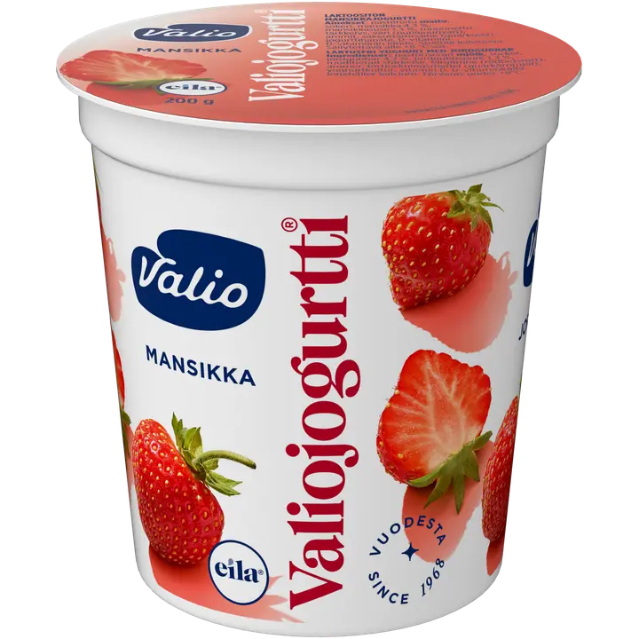 Valiojogurtti® 200 g mansikka laktoositon
