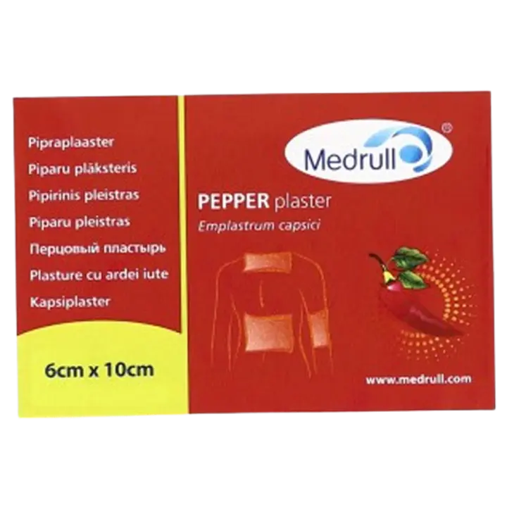 Medrull pipraplaaster 5 g 10 X 6 cm